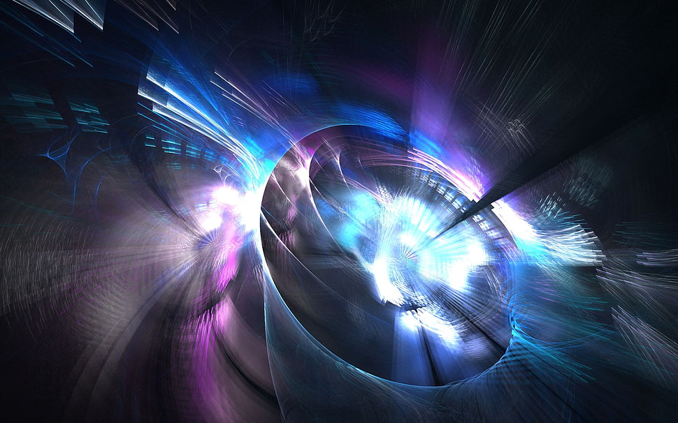 timelapse photography of light HD wallpaper